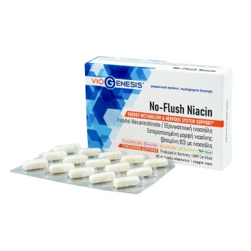 VIOGENESIS NO-FLUCH NIACIN (ΕΞΑΝΙΚΟΤΙΝΙΚΗ ΙΝΟΣΙΤΟΛΗ) 30 caps VIOGENESIS